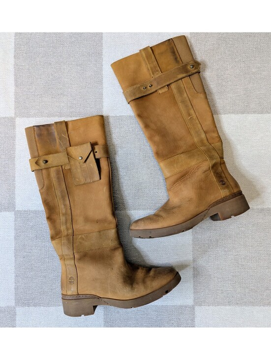 Timberland Shoes - Timberland Graceyn tall leather pull on boots